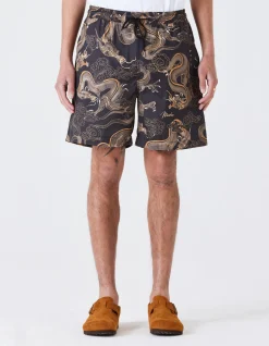 Men Maharishi 1023 Thai Cloud Dragon Swim Shorts