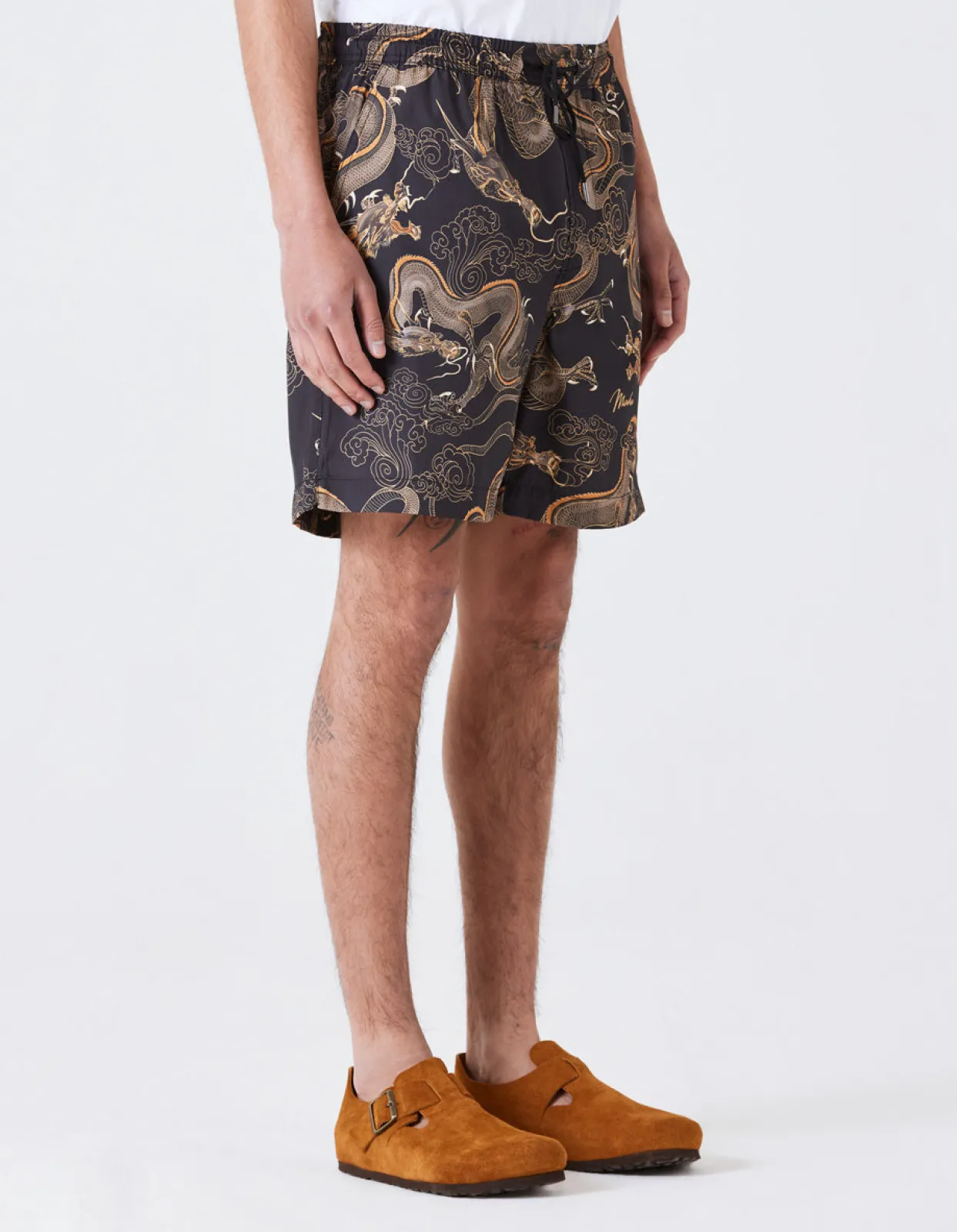 Men Maharishi 1023 Thai Cloud Dragon Swim Shorts
