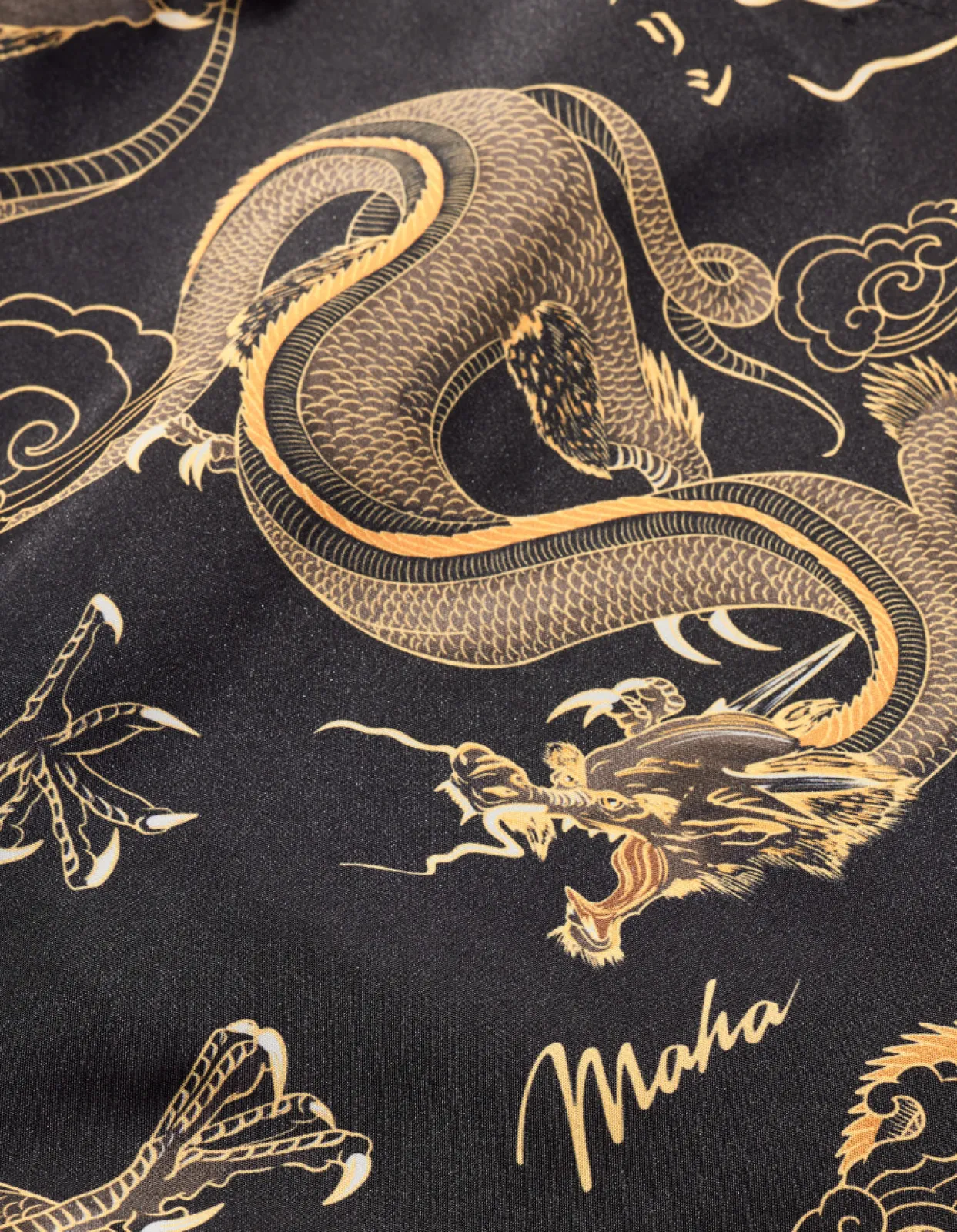 Men Maharishi 1023 Thai Cloud Dragon Swim Shorts