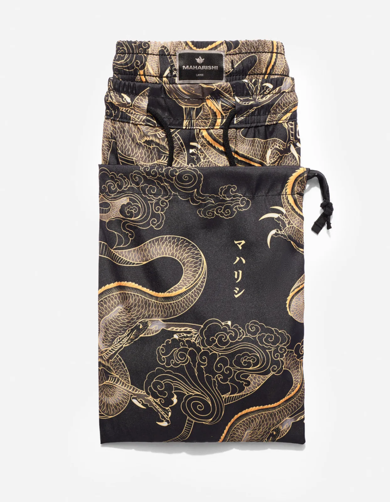 Men Maharishi 1023 Thai Cloud Dragon Swim Shorts