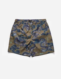 Men Maharishi 1023 Thai Cloud Dragon Swim Shorts