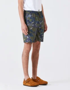 Men Maharishi 1023 Thai Cloud Dragon Swim Shorts