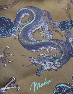 Men Maharishi 1023 Thai Cloud Dragon Swim Shorts
