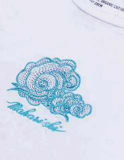 Men Maharishi 4218 Thai Cloud Embroidered T-Shirt