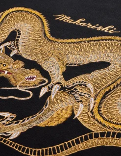 Men Maharishi 4216 Thai Dragon Embroidered Crew Sweat