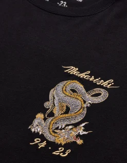 Men Maharishi 4214 Thai Dragon Tour L/S T-Shirt