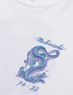 Men Maharishi 4214 Thai Dragon Tour L/S T-Shirt