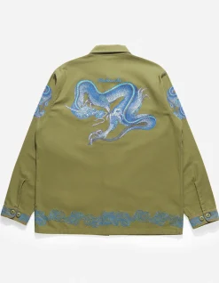 Men Maharishi 4213 Thai Dragon Utility Shirt
