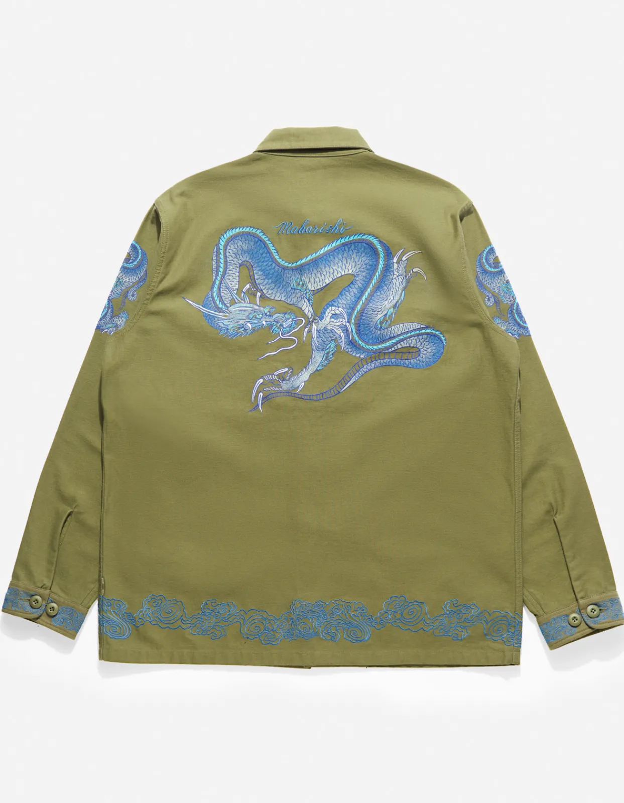 Men Maharishi 4213 Thai Dragon Utility Shirt