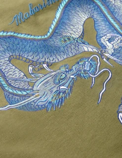 Men Maharishi 4213 Thai Dragon Utility Shirt