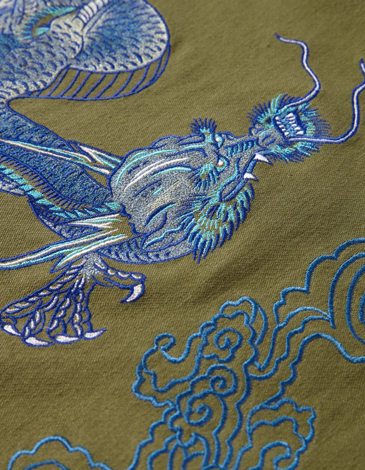 Men Maharishi 4213 Thai Dragon Utility Shirt
