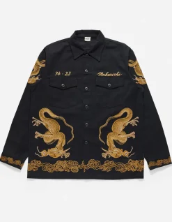 Men Maharishi 4213 Thai Dragon Utility Shirt
