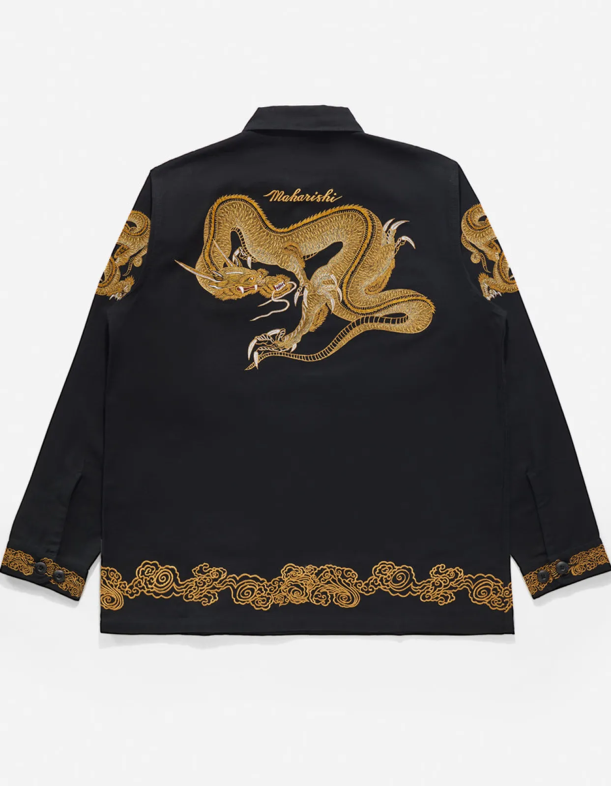 Men Maharishi 4213 Thai Dragon Utility Shirt