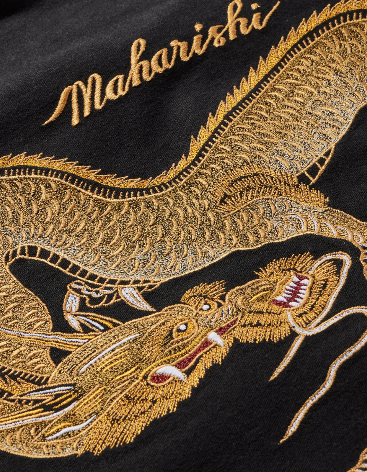 Men Maharishi 4213 Thai Dragon Utility Shirt