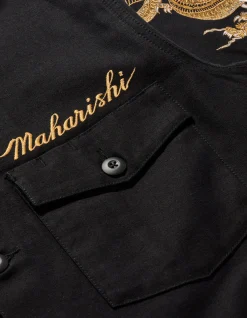 Men Maharishi 4213 Thai Dragon Utility Shirt