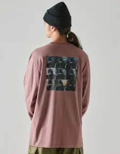Men Maharishi 1106 The Jaguar Mask L/S T-Shirt
