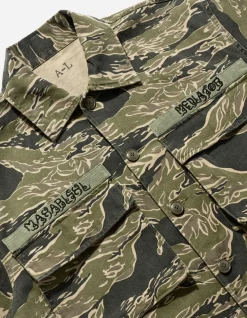 Men Maharishi 4290 Tigerstripe Advisor'S Overshirt