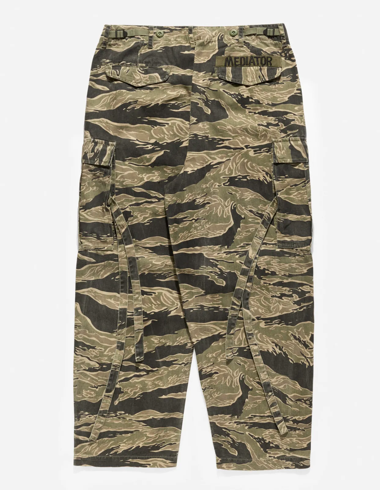Men Maharishi 4291 Tigerstripe Loose Cargo Pants