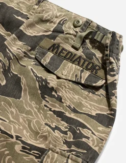 Men Maharishi 4291 Tigerstripe Loose Cargo Pants