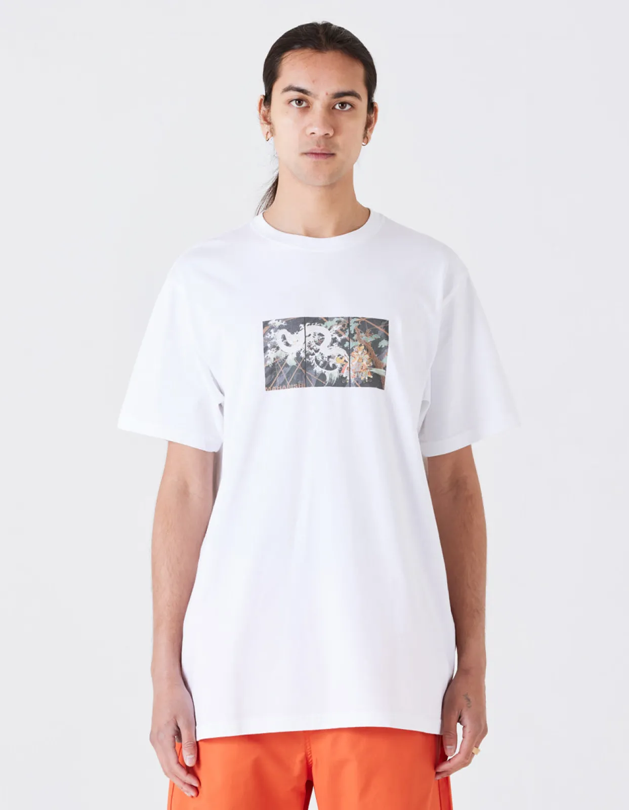 Men Maharishi 1011 Triptych Water Dragon T-Shirt