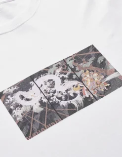 Men Maharishi 1011 Triptych Water Dragon T-Shirt