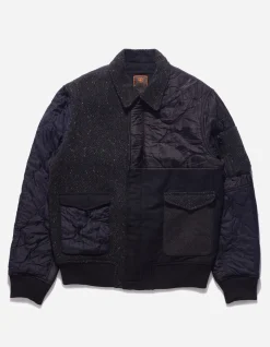 Men Maharishi 4083 Upcycled A2 Flight Jacket