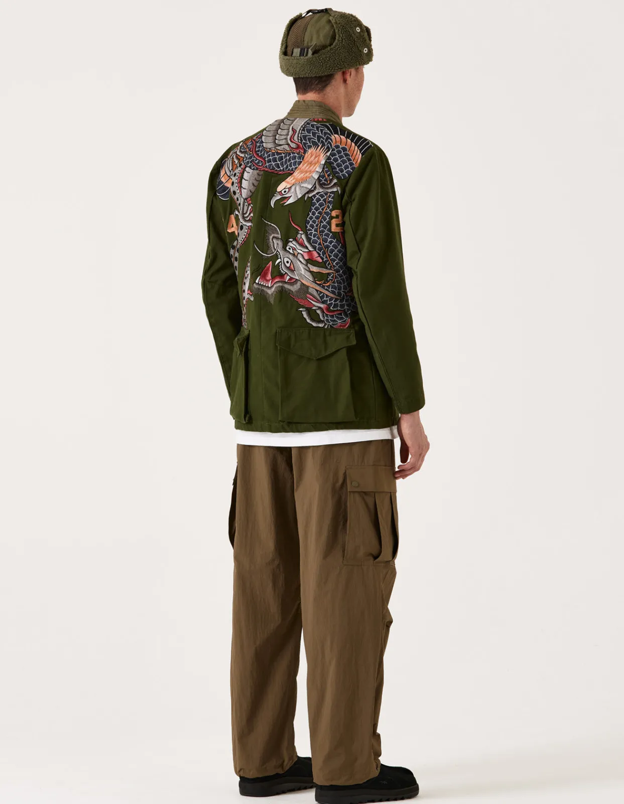 Men Maharishi 4096 Upcycled M59 Field Kimono