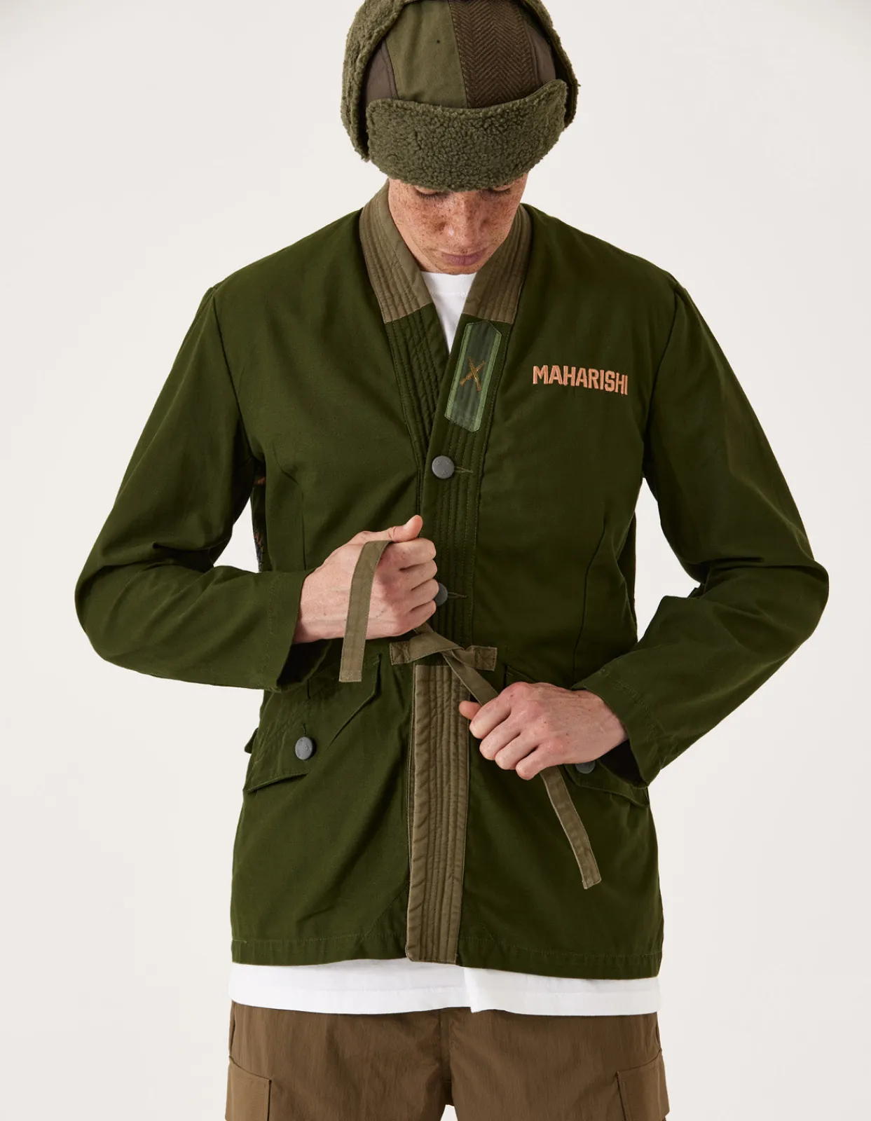Men Maharishi 4096 Upcycled M59 Field Kimono