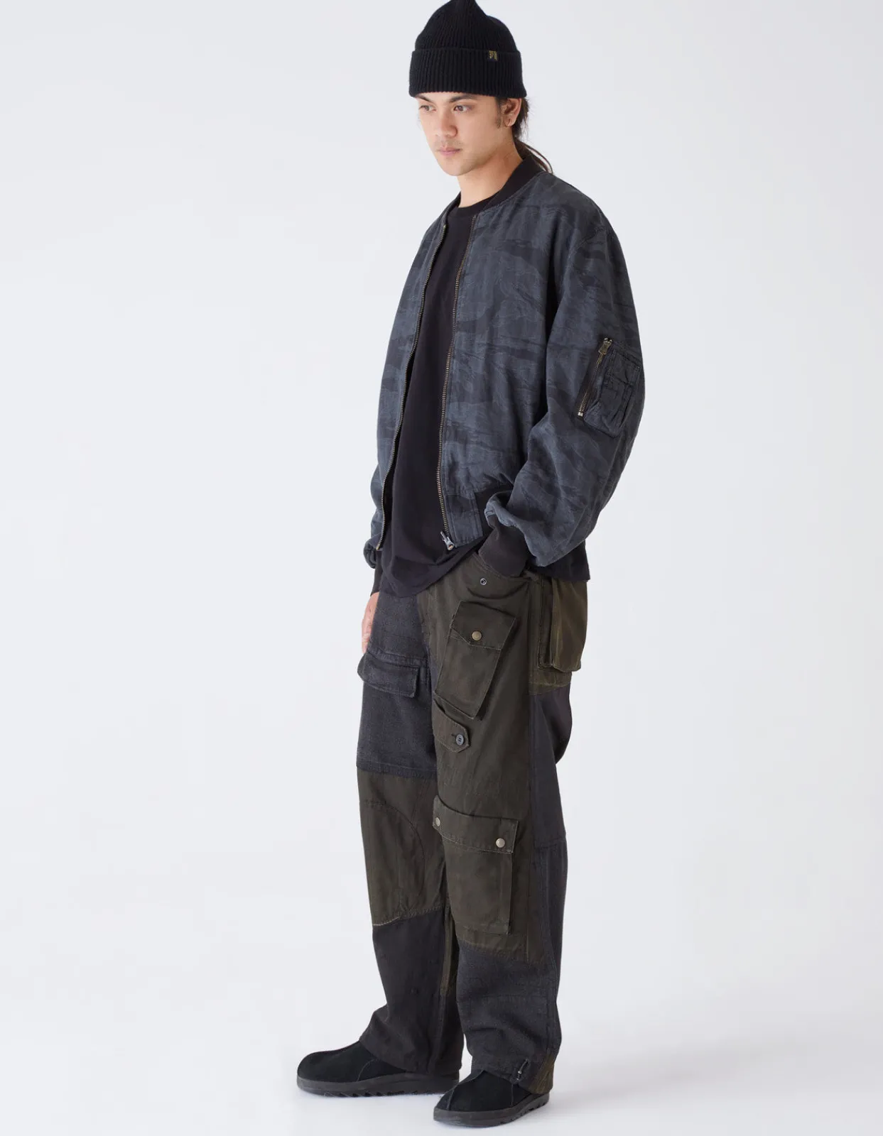 Men Maharishi 4277 Upcycled M65 Loose Cargo Pants