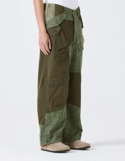 Men Maharishi 4277 Upcycled M65 Loose Cargo Pants