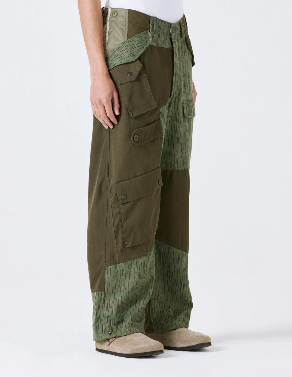 Men Maharishi 4277 Upcycled M65 Loose Cargo Pants
