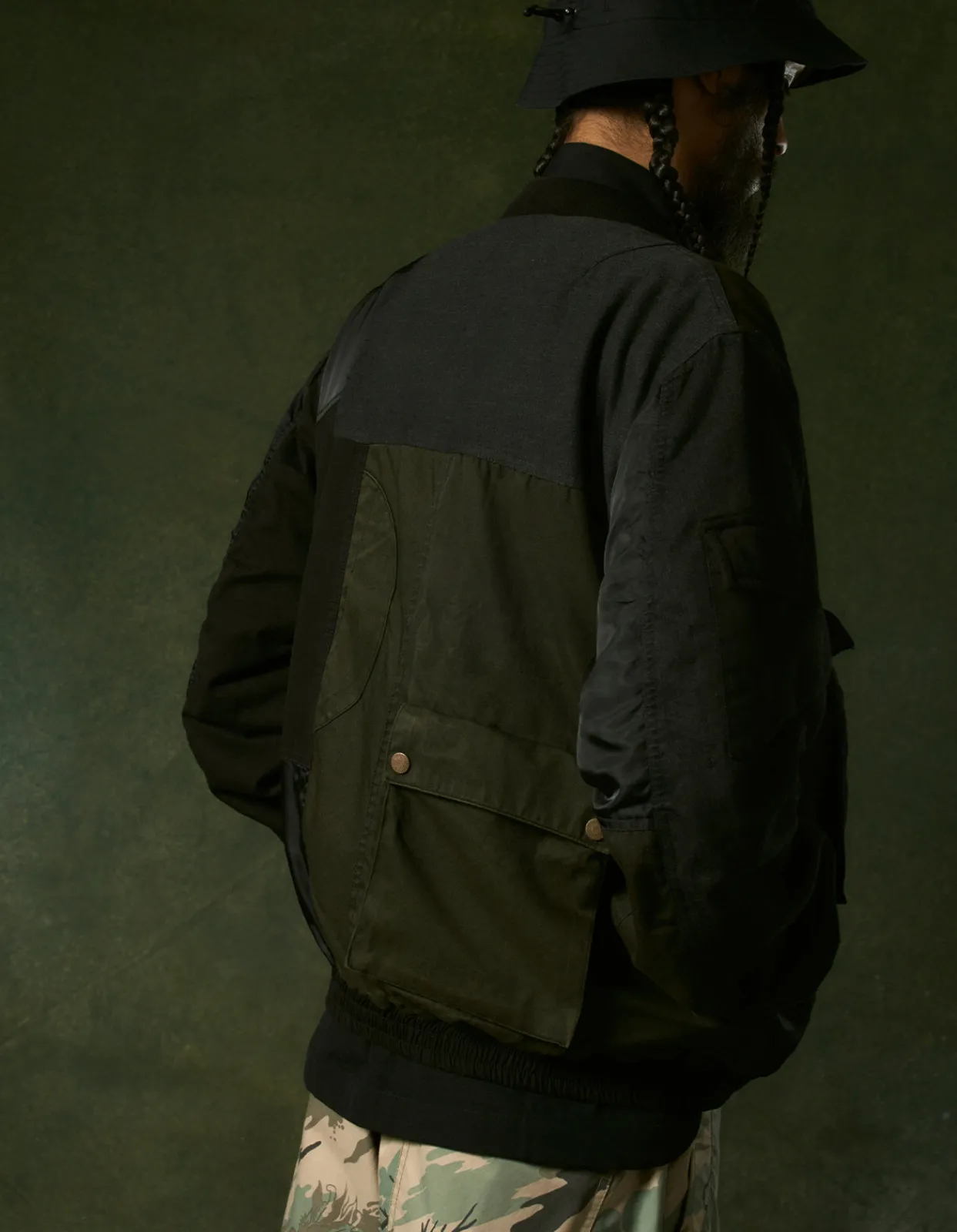 Men Maharishi 4274 Upcycled Wep Ma1 Flight Jacket