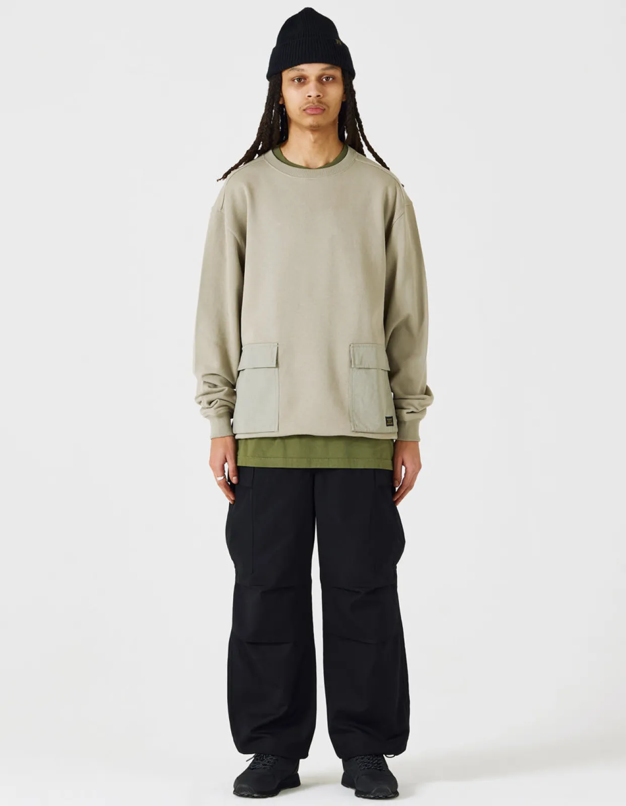 Men Maharishi 4225 Utility Pocket Crew Sweat