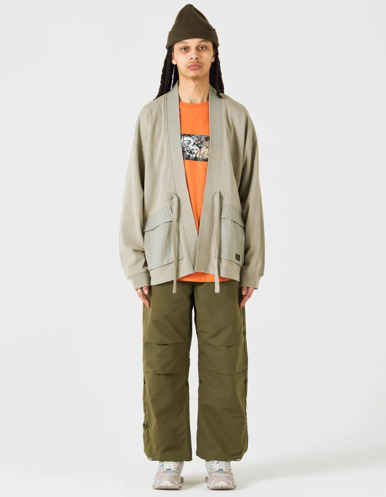 Men Maharishi 4228 Utility Pocket Sweat Kimono