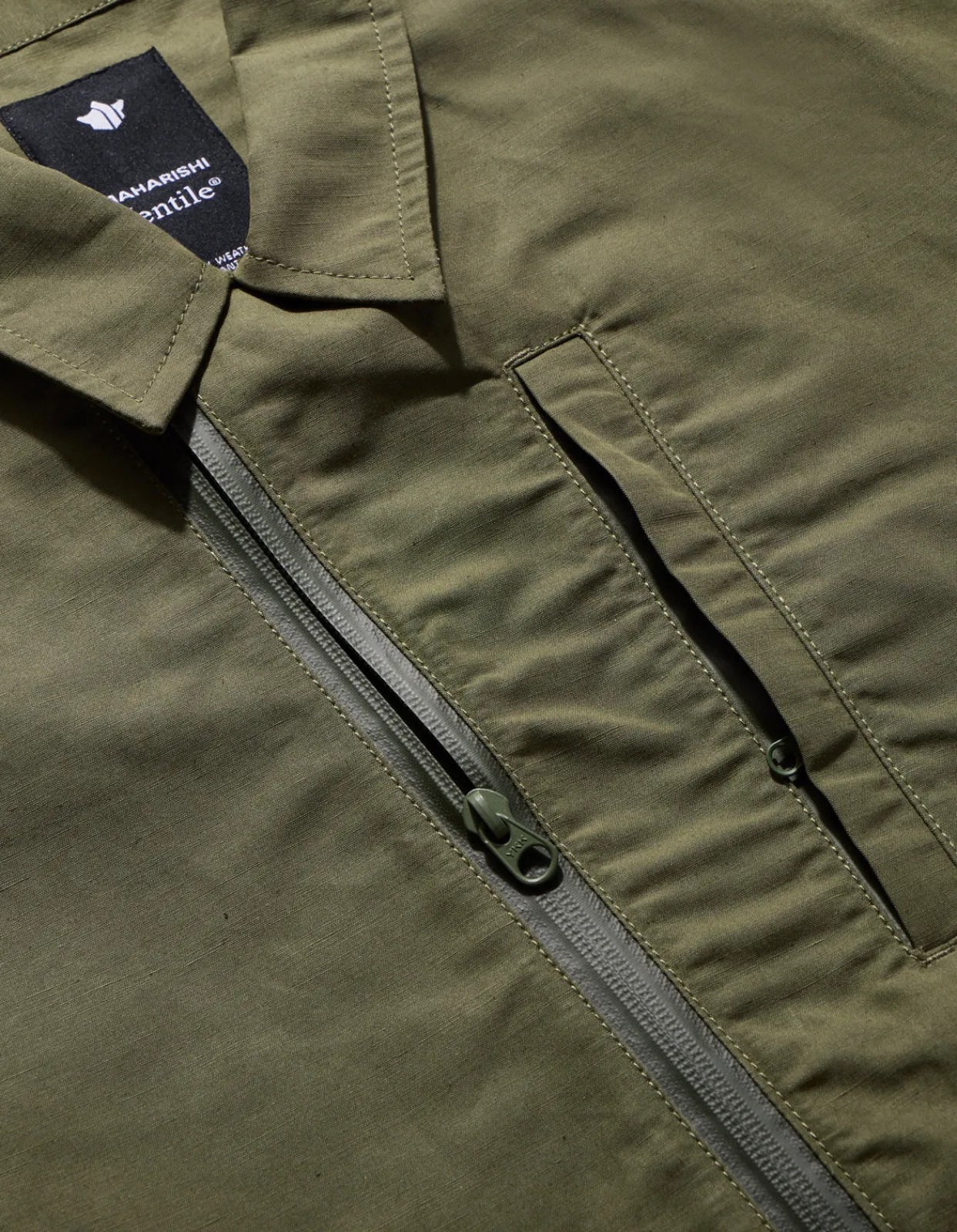 Men Maharishi 4202 Ventile® Wr Asym Tech Shirt
