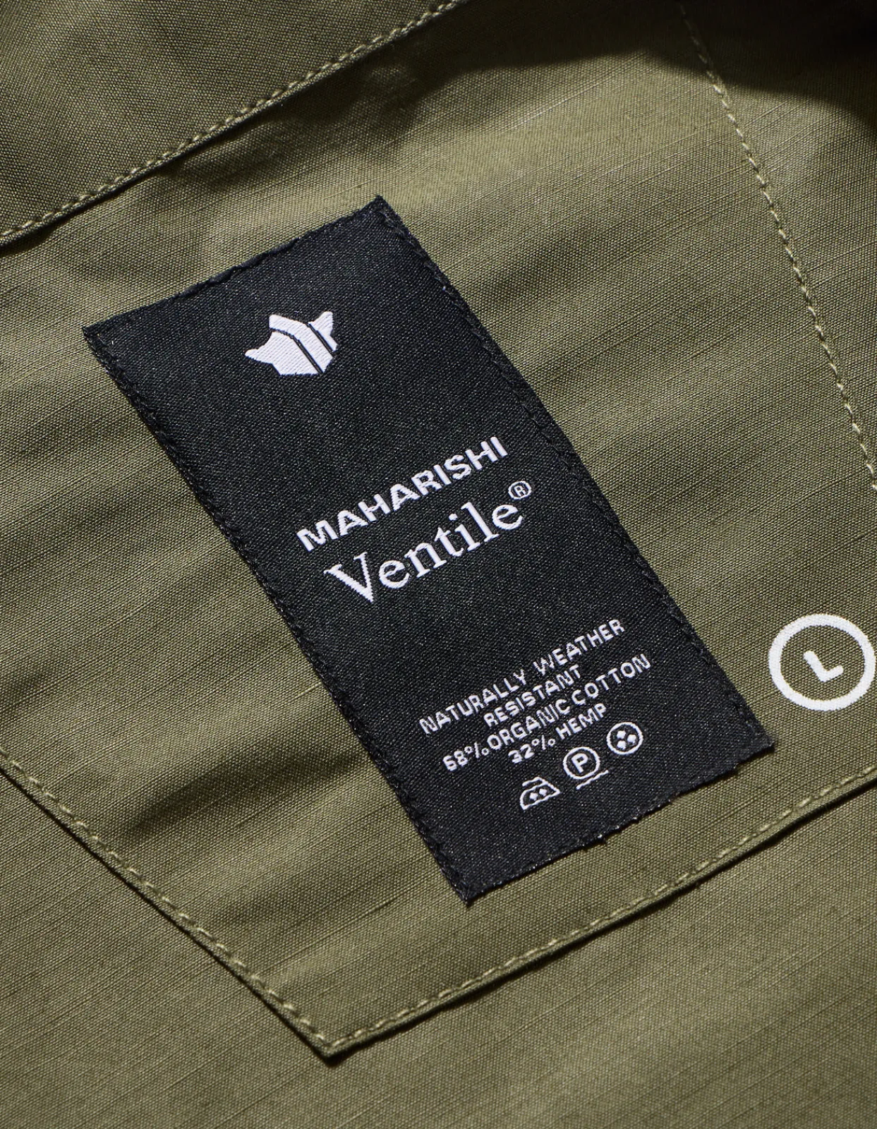 Men Maharishi 4202 Ventile® Wr Asym Tech Shirt