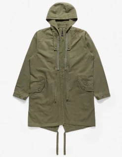 Men Maharishi 4240 Water Dragon Embroidered Kimono Parka