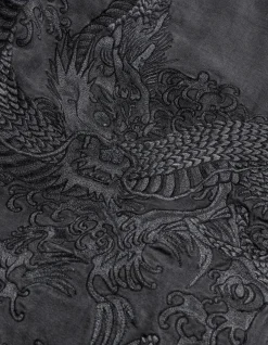 Men Maharishi 4240 Water Dragon Embroidered Kimono Parka
