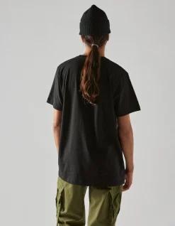 Men Maharishi 1072 Water Peace Crane T-Shirt