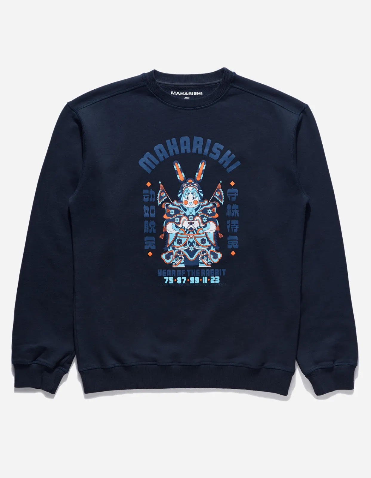 Men Maharishi 1001 Water Rabbit Crew Sweat