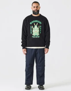 Men Maharishi 1001 Water Rabbit Crew Sweat