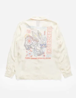 Men Maharishi 4209 Year Of The Rabbit Embroidered Shirt