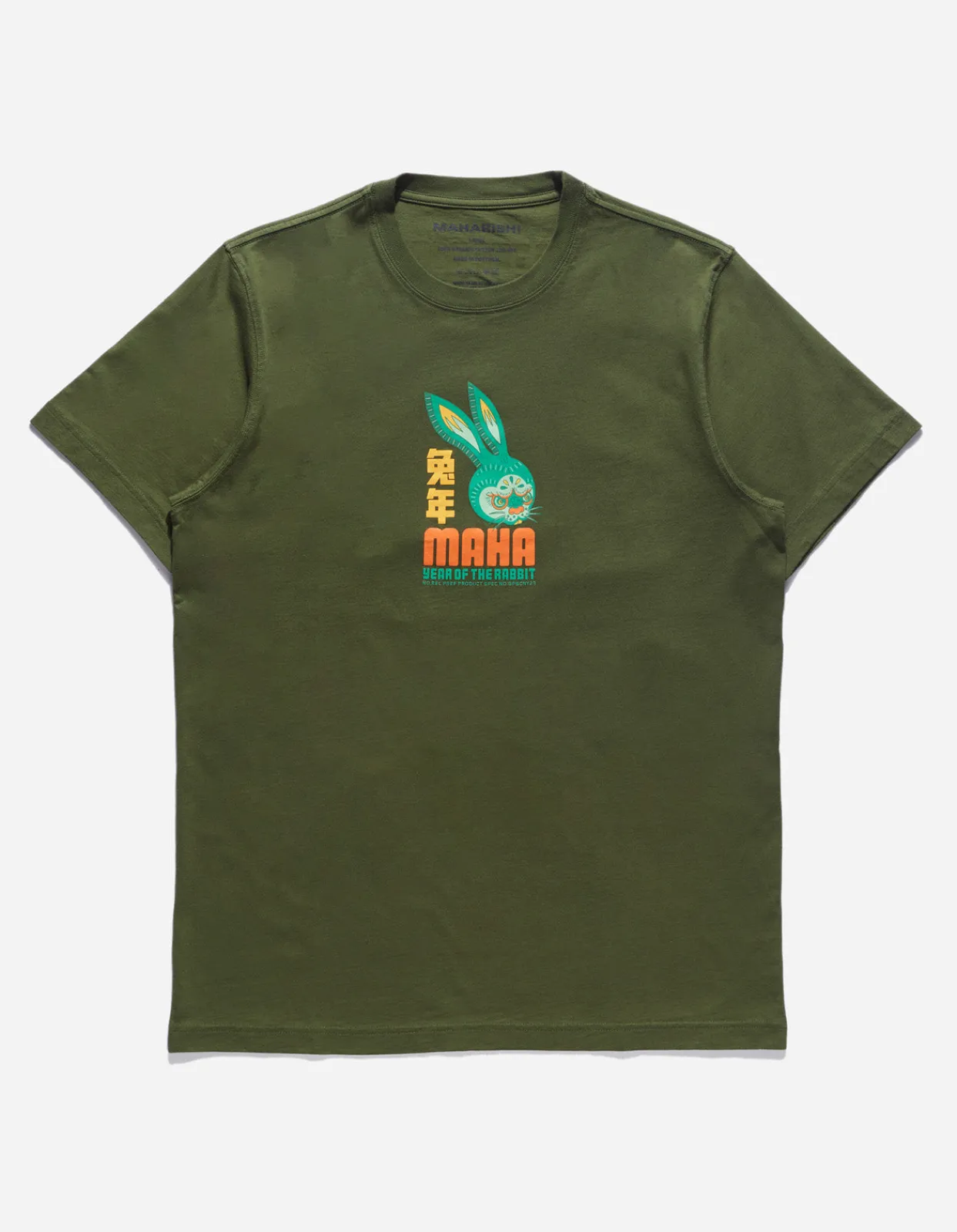 Men Maharishi 1002 Year Of The Rabbit T-Shirt