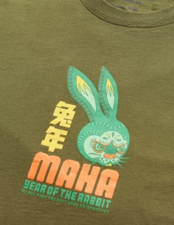 Men Maharishi 1002 Year Of The Rabbit T-Shirt
