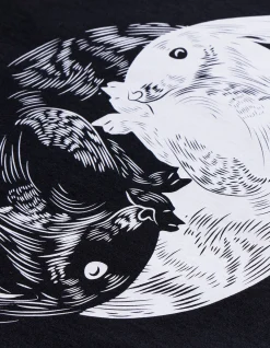 Men Maharishi 1007 Yin Yang Rabbit T-Shirt
