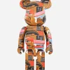 Men Maharishi Medicom BeaRbrick Andy Warhol × Jean-Michel Basquiat #2 1000%