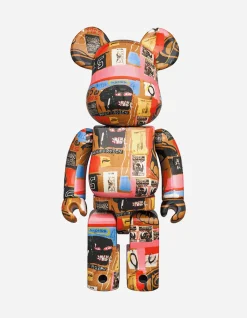 Men Maharishi Medicom BeaRbrick Andy Warhol × Jean-Michel Basquiat #2 400% & 100% Set