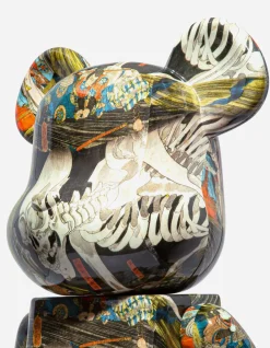 Men Maharishi Medicom BeaRbrick Utagawa Kuniyoshi "The Haunted Old Palace At Soma" 1000%