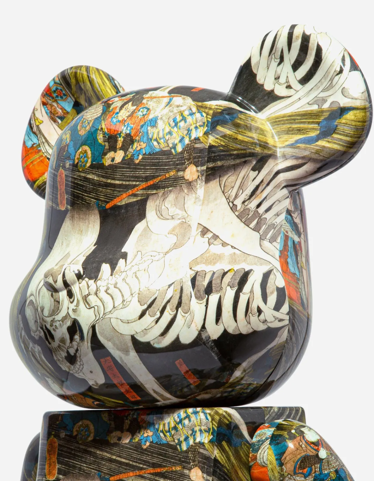 Men Maharishi Medicom BeaRbrick Utagawa Kuniyoshi "The Haunted Old Palace At Soma" 1000%