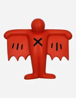 Men Maharishi Medicom Keith Haring Flying Devil Statue Original Version